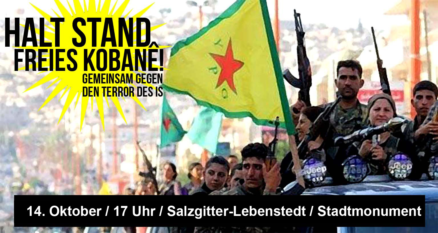 Halt Stand! Freies Kobane!