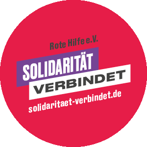 Rote Hilfe Logo - Solidarität Verbindet!